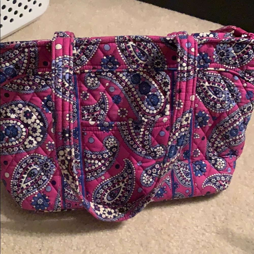 Vera Bradley tote - boysenberry print
